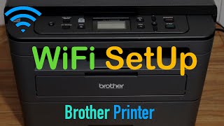 Brother Printer WiFi SetUp using the Control Panel [upl. by Mik]