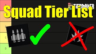 Enlisted Squad Tier List [upl. by Keelia793]