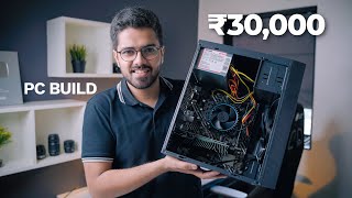 Best Budget PC Build Under ₹30000 2022 Edition ⚡ [upl. by Wyck]