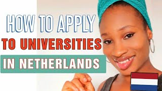 HOW TO APPLY TO UNIVERSITIES IN THE NETHERLANDS 🇳🇱  INTERNATIONAL STUDENTS studielink [upl. by Jeramey253]