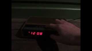 General Electric 74630A Alarm clock test [upl. by Verada]