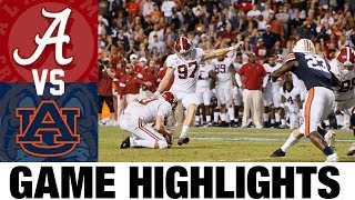 1 Alabama vs 4 Auburn Highlights  2013 College Football Highlights  2010s Games of the Decade [upl. by Lyle845]