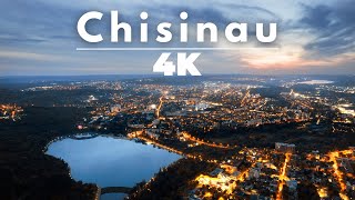 Chisinau Moldova 🇲🇩 in 4k ULTRA HD HDR  Flying over Chisinau 60 FPS [upl. by Aonehc647]