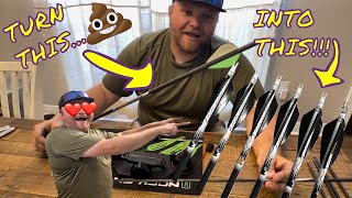 Fletch Your Arrows Like a PRO A How To Guide Tac Driver Vanes [upl. by Kirsteni]