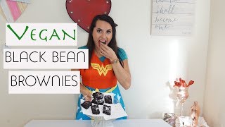 MY VEGAN BLACK BEAN BROWNIE RECIPE [upl. by Ragland]