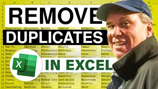 Excel  Remove Duplicates Debuts in Excel  Episode 651 [upl. by Kline95]