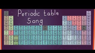 Periodic table song periodictablesong periodictable periodictableofelements atomictable [upl. by Peedus]