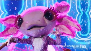 The Masked Singer 9  Axolotl sings Leann Rimes Cant Fight the Moonlight [upl. by Gardia]