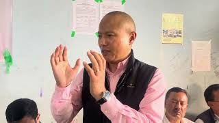 Speech Qr Alfred KạnNgam Arthur at LAMDING HR SEC SCHOOL WANGJING LAMDING [upl. by Eilegna]