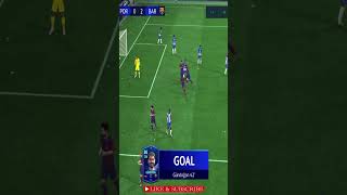 ⚽️Gundogan makes it 20BARvsPOR🥅 UEFA Champions League🎮EA Sports shorts fifamobile fcmobile [upl. by Thais]