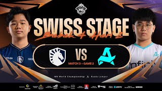 ID M6 Swiss Stage Hari 6  Babak 4  AURORA MLBB VS TEAM LIQUID ID  Game 2 [upl. by Lederer]