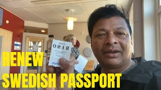 Applying For Renew Swedish Passport From Another City  Very Long Wait  Sweden [upl. by Odama]