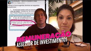 Quanto ganha um assessor de investimentos [upl. by Manda]