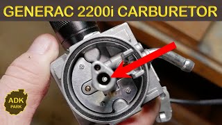 Taking Apart Generac 2200i Carburetor [upl. by Scholz]