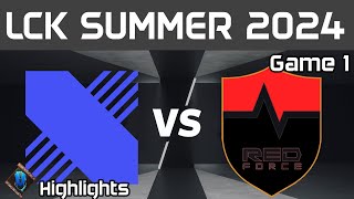 DRX vs NS Highlights Game 1 LCK Summer 2024 DRX vs NS RedForce by Onivia [upl. by Blanche]