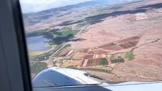 Landing at Kahului Maui [upl. by Aleakcim]