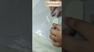 DIY Mouldit Clay Art Part 1l Art Unwind l diy clayartidea art mouldit shorts [upl. by Eerased590]