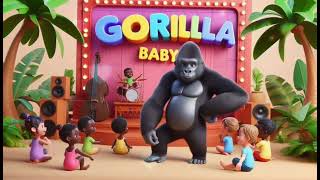 Gorilla Song for Kids  Fun Jungle Adventure  Animal Song  Nursery Rhymes amp Songs [upl. by Sigmund844]