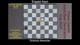 Grischuk Alexander vs Erigaisi Arjun Julius Baer Generation Cup 20241 31 [upl. by Amary]