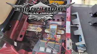 How to Maintain Golf Cart Battery and Replace When Batteries Have Dry Cells [upl. by Niemad]