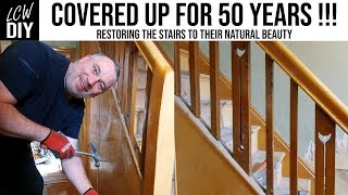 Removing Hardboard Panels from Stairs After 50 Years  DIY Vlog 23 [upl. by Latsyrd482]