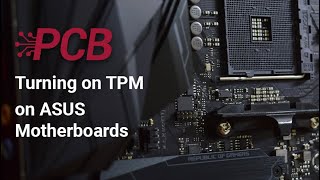 Enabling TPM 20 on Asus Motherboards [upl. by Adiaros309]