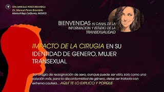 Impacto de la cirugie en la identidad de genero en la mujer transexual [upl. by Klatt680]