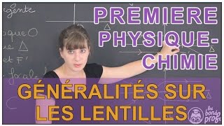 Généralités sur les lentilles  PhysiqueChimie  1ère S  Les Bons Profs [upl. by Annoid844]