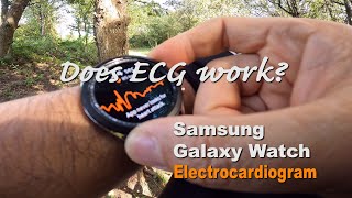 Samsung Galaxy Watch ECG test by Afib patient on Tikosyn [upl. by Llij]