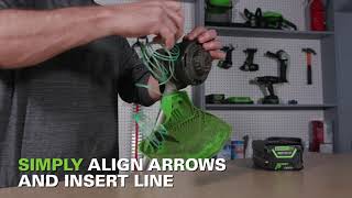 60V Gen II String Trimmer  Load n Go Trimmer Line Tutorial [upl. by Darcia726]