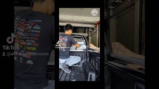 KEKO SOFT TONNEAU BED COVER INSTALLATION FOR FORD RANGER WILDTRAK 2023  SKUNKWORKS CUSTOMS [upl. by Rempe]