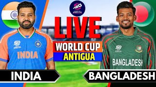 India vs Bangladesh T20 World Cup Match  Live Score amp Commentary  IND vs BAN Live  T20 WC 2024 [upl. by Weiss561]