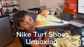 Nike Turf Shoes Unboxing Which are your favorite ⚽️ nike football soccer [upl. by Ardeen]