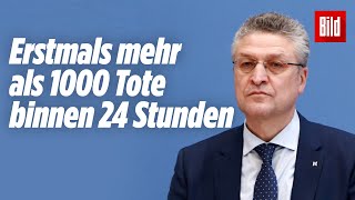 RKIChef Wieler erklärt die Coronabedingt hohen Todeszahlen  Dezember 2020 [upl. by Aztinay786]