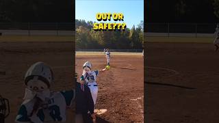 😲Was She Out Catchers Laser Throw Controversial Safe Call 😲Sfotball [upl. by Neely]