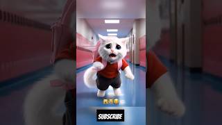 cute cat teeth 😧😱shortsfeed cute cutebaby cat kitty cartoon talkingtom animation catvideos [upl. by Hsak]