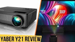 YABER Y21 Projector Review [upl. by Aidnahs437]