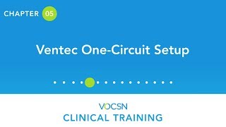 VOCSN Clinical Training  Chapter 5 Ventec OneCircuit Setup [upl. by Ellainad]