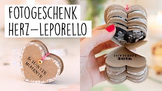 DIY Leporello als FotogeschenkGeschenk zum Valentinstag basteln [upl. by Aretta]