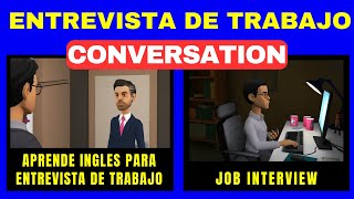 APRENDER INGLES para Entrevista de TRABAJO 👉JOB INTERVIEW [upl. by Byron]