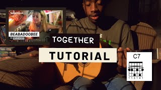 Beabadoobee  Together Lullaby Tutorial   chords and tabs [upl. by Kcirtapnaes]