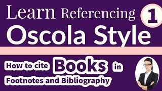 How to cite Books in Oscola Style Referencing  Oscola Guide Part 1  UK LLM UK LLB Bar exam GDL [upl. by Agni]