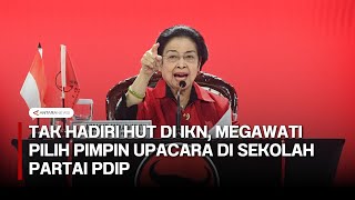 PDIP pastikan megawati tidak akan hadiri HUT di IKN [upl. by Rihsab456]