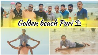 Golden Beach Puri Odisha 2024 [upl. by Naivatco708]