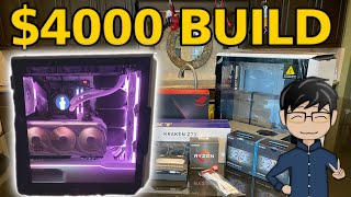 4000 PC Build Ryzen 9 5900X RTX 3080 ASUS ROG STRIX Phanteks P500A [upl. by Ardnasil976]