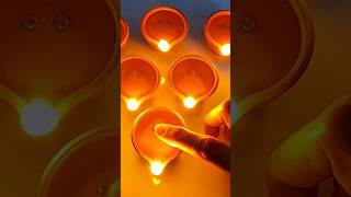 Water Diyas 🪔 trending viralvideo diwalidecoration [upl. by Broucek]