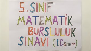 5 Sınıf Bursluluk Matematik1 Dönem Full [upl. by Jemy]