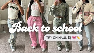 BACK TO SCHOOL TRY ON HAUL  fashion nova  PLT  Zara amp more [upl. by Breana]