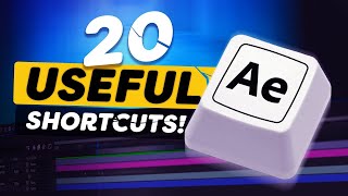 20 MUST KNOW Shortcuts After Effects Tutorial [upl. by Cathrine]