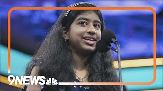 Colorado teen finishes 5th in spelling bee [upl. by Slrahc]